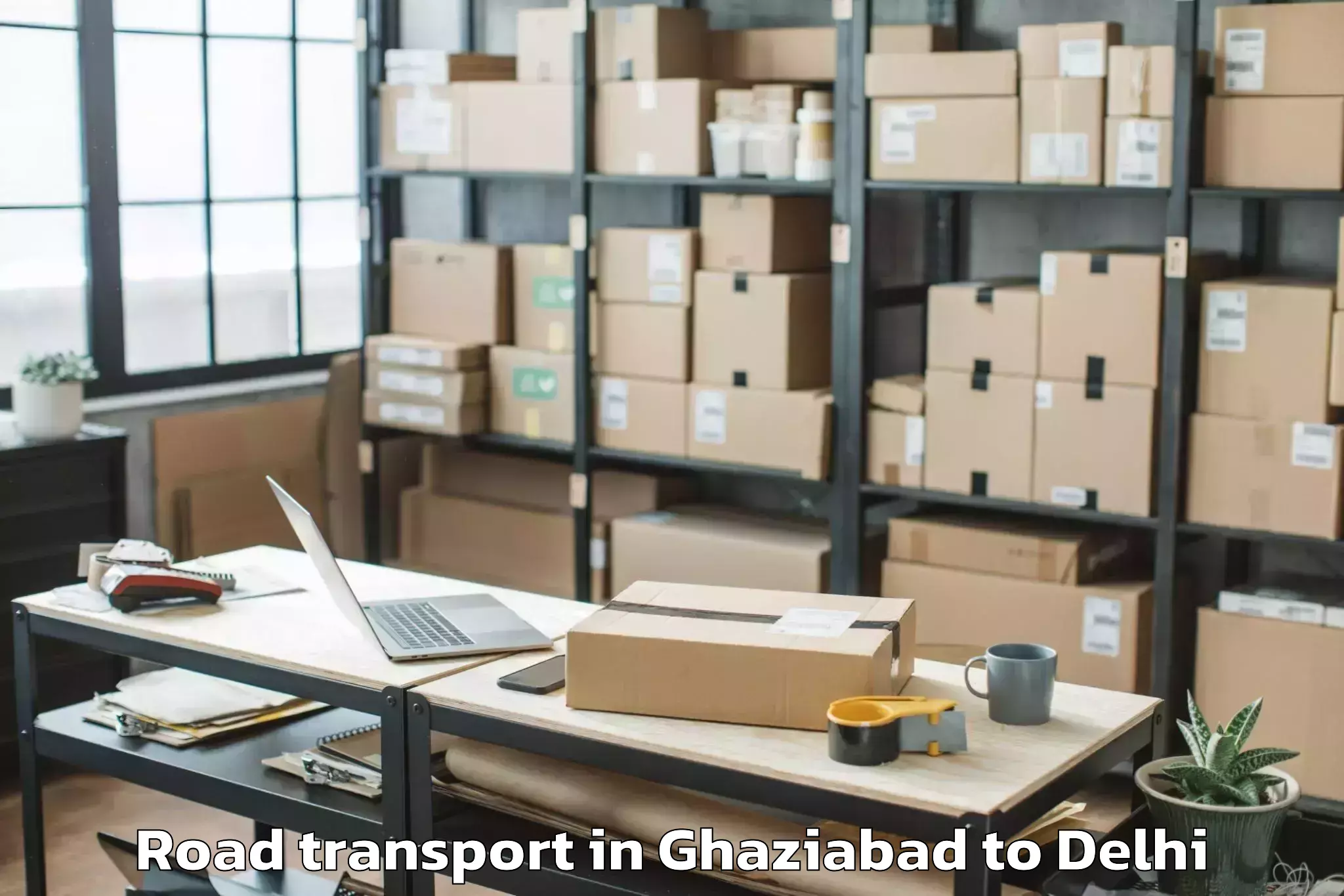 Professional Ghaziabad to D Mall Paschim Vihar Road Transport